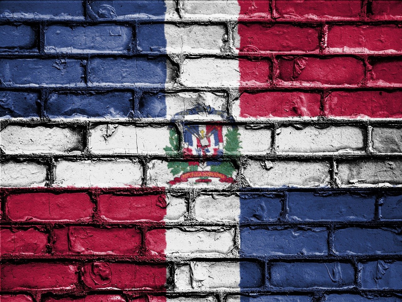 flag, banner, nation, emblem, country, national, patriotic, symbol, patriot, patriotism, wall, brick, bricks, dominican republic, dominican republic, dominican republic, dominican republic, dominican republic, dominican republic